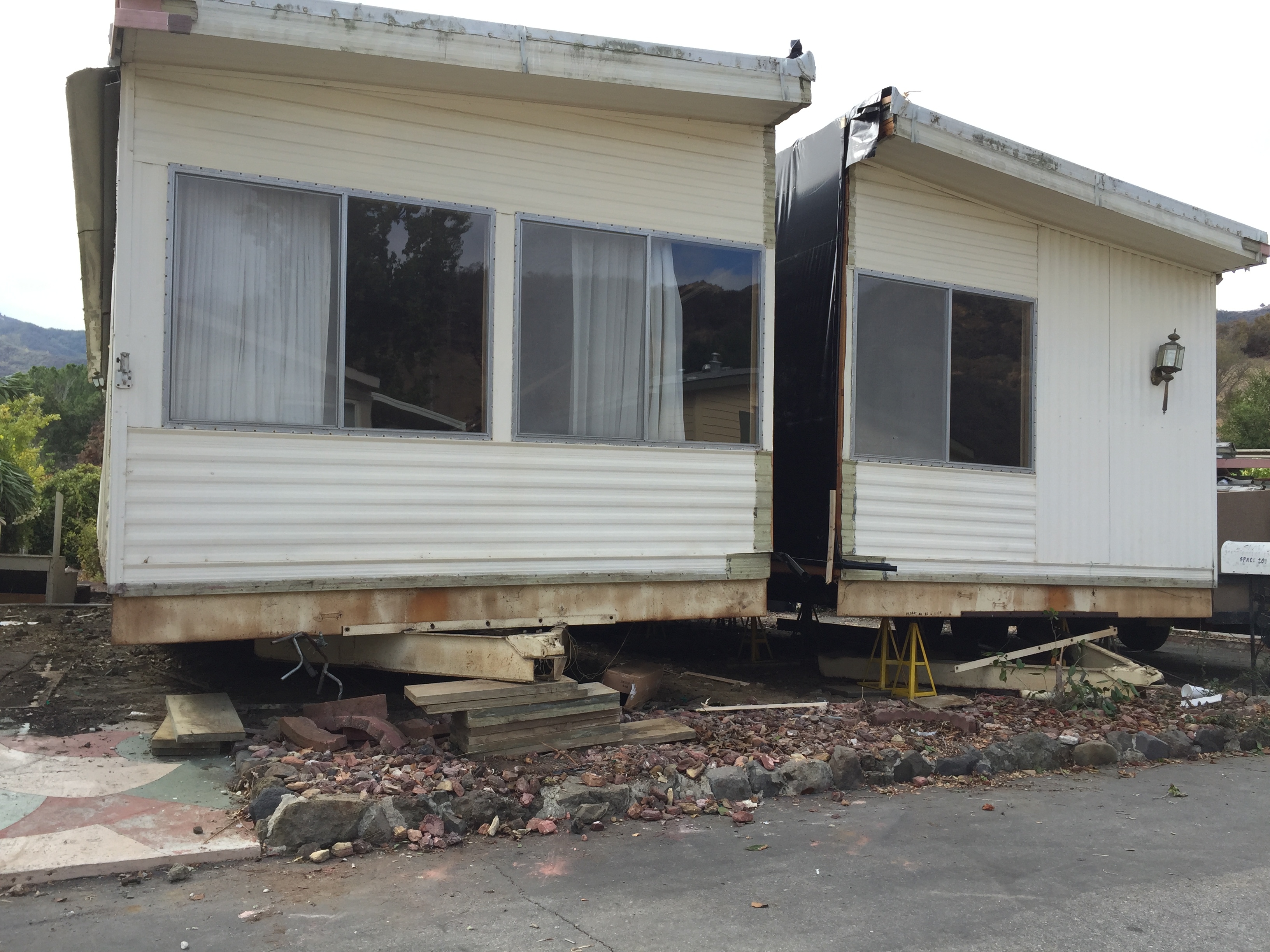 Removing an Old Mobile Home - Part One